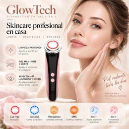 Mivelis GlowTech™ | Tecnología facial 5 en 1 para tu rutina de skincare.